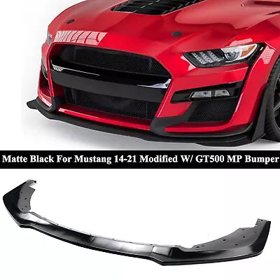 Fits For Ford Mustang GT500 MP Style Bumper 2014-2021 Front Replacement Lip Kit • $119.99