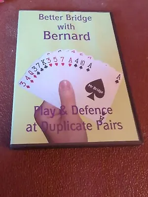 £6.99 • Buy Better Bridge With Bernard Magee - Play & Defence Of Duplicate Pairs DVD