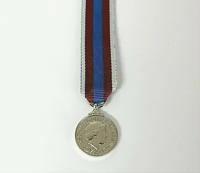 Queen`s Platinum Jubilee Miniature Medal 2022 Loose With 6 Ribbon & Courtmounted • £5