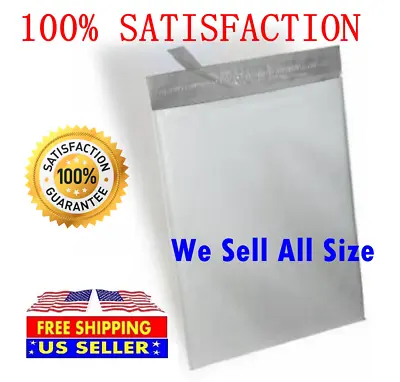 6 X 9 White Poly Mailer Self Sealing Shipping Envelope Bags Plastic Mailing Bags • $1.88