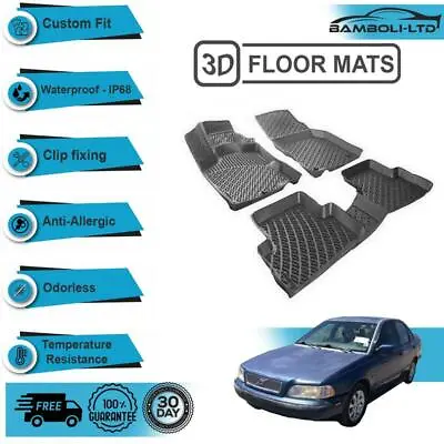 3D Molded Interior Car Floor Mat For Volvo S40 1995-2003(Black) • $94.90