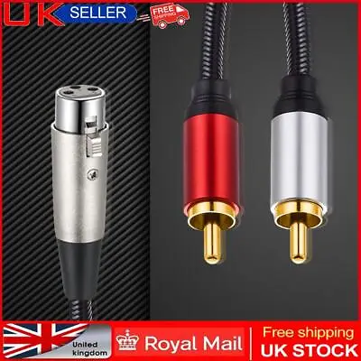 Stereo Audio Interconnect Cable Adapter Professional Audio Cable Adapter • £7.89