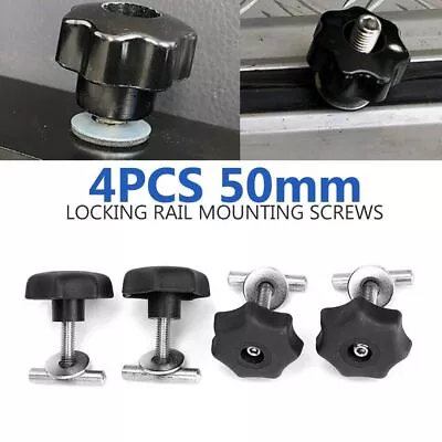 4PCS 50mm Rail Lock Mounting Screw Stainless Steel Fit For VW T5 T6 Multivan • $26