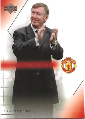 Sir Alex Ferguson Card 105 Manchester United 2001 Card By Upper Deck • £1.99