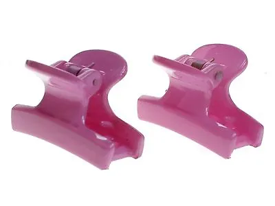 £5.47 • Buy 2 X 3.5cm Small Lilac Purple Plastic Hair Claws Clips Clamps Bulldog Clips