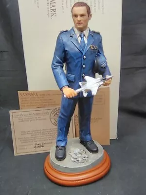 Vanmark “Dress Rehearsal” American Heroes War Figurine Air Force W/ Box & C.O.A • $32.95