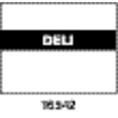 Monarch White Labels With Reversed Black Print  Deli  For 1115 2-Line Pricing • $27.81