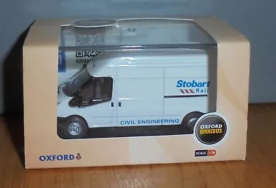 Oxford Diecast 76FT010 Ford Transit LWB High Roof Stobart Rail 1:76 Scale Model • £4.99