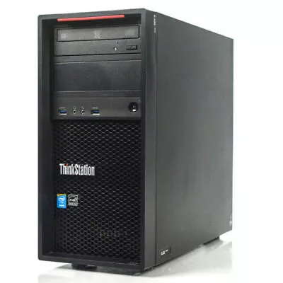 Lenovo P300 TOWER Desktop COMPUTER I7-4790 3.6GHz 16GB 256GB +1TB Quadro K620 2G • $249.99