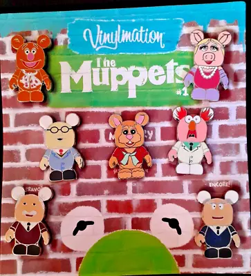 Disney Vinylmation Collector Set Muppets #1 Pins (+ Bean Bunny Mystery Pin)~NEW! • $55