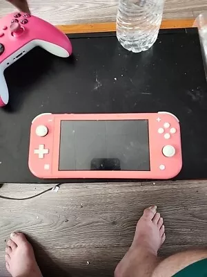 Nintendo Switch Lite Gaming Console - Coral FOR PARTS AND REPAIR NO DISPLAY • $27