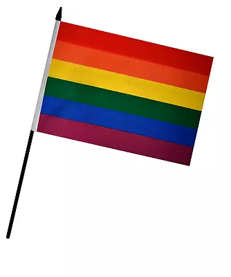 Rainbow Pride Hand Flag (9  X 6 ) • £4.50