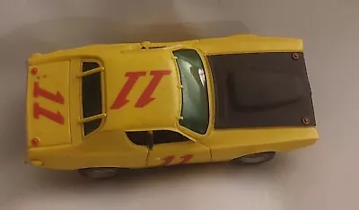 Vtg Aurora Afx  Dodge Charger Yellow & Black #11 Slot Car • $35