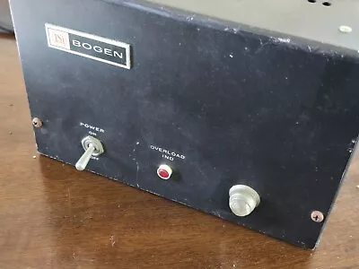 Vintage Bogen Communications  Amplifier / Lear Siegler MODEL MT100 100-Watt • $65