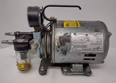 Vtg Emerson - SA55JXGTD-4144 Vacuum Pump Rotary Vane 1/6 HP G8CX 1725 RPM 115 V • $89.99