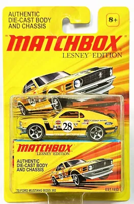 Matchbox LESNEY EDITION '70 FORD MUSTANG BOSS 302 • $19.98