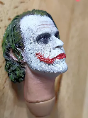 1/6 Joker Head Sculpt Hot Toys Style Heath Ledger Dark Knight • $24.99