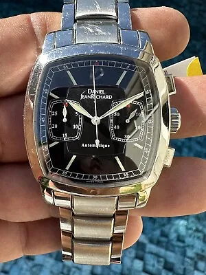 Amazing Daniel JeanRichard TV Screen Automatic Chronograph Watch Ref. 30016 Look • $1599