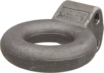 Steel Pintle Hitch Lunette Ring 24000lb For Towing Agricultural Military Trailer • $99.99