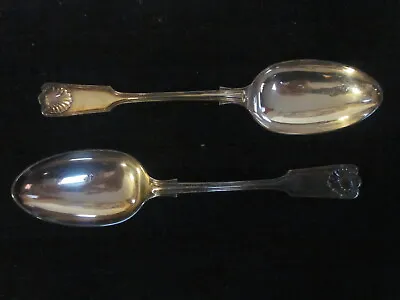 2 Vintage Mappin & Webb Silver Plated Serving Spoon  • $8