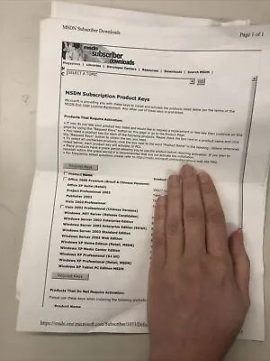 Microsoft Windows Xp Server Office Xp Suite Multi Product Key Papers Preowned • $44.99