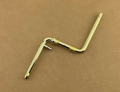 165mm Long Genuine Vintage Lowrider Bicycle Steel One-piece Crank In Gold. • $28.99