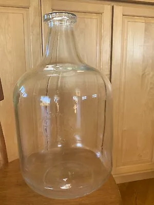 PYREX  5 Gallon Solution Bottle Glass Carboy Jug With Heavy Duty Tooled Neck Top • $137.50