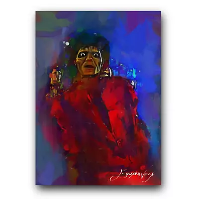 Michael Jackson In Thriller #5 Art Card Limited 13/50 Vela Signed (Music -) • $4.99