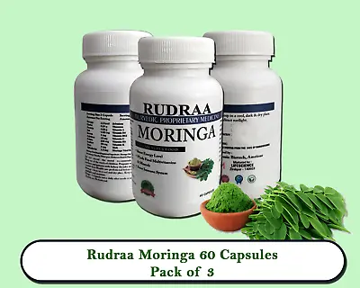 $14.99 • Buy Moringa Oleifera Organic, Natural, 100% Pure Pills - 60 Count MORINGA