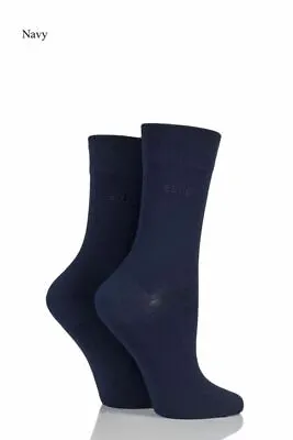 £11 • Buy ELLE Plain Bamboo Socks - 2 Pair