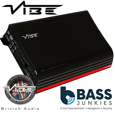 Vibe POWERBOX 1000.1-V9 Class D Monoblock 1000 Watts RMS 1 Ohm Car Amp Amplifier • £219