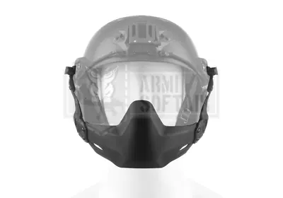 Fma Tactical Half Mask Model Tac-b For Helmet Fast Face Protect Black Airsoft • £23.46