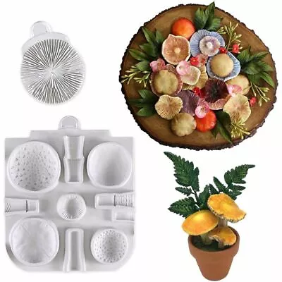 Mushrooms Vainer Silicone Fondant Mold Cake Decorating Tools Kitchen Gadgets • $43.18