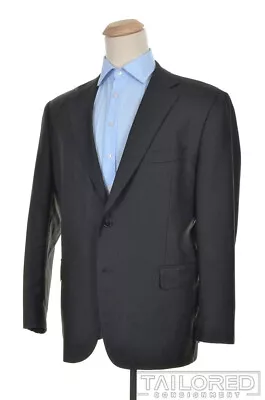 SUITSUPPLY Napoli Gray 100% Wool Mens Blazer Sport Coat Jacket - Bespoke 44 S • $95