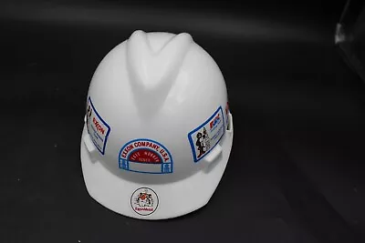 Vintage 1997 MSA V-Gard ANSI Z89.1 Class A White Front Brim Hard Hat Exxon • $30