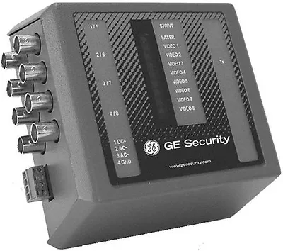 GE S708VR-EST 8-Channel Fiber Optic Video Receiver (Single-mode) • $525