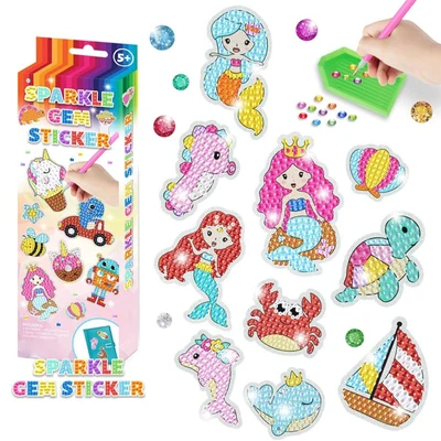 $13.59 • Buy 5D DIY Kids Diamond Painting Stickers Digital Painting Art Decoration DIY Crafts