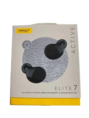 $139 • Buy New Jabra Elite 7 Active Black Active Noise Cancelling Earbuds Au Stock