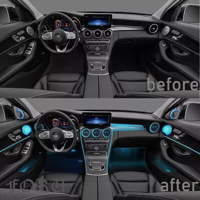 For Mercedes Benz C Class W205 GLC X253 Air Vent Ambient Light LED Accessories • $136