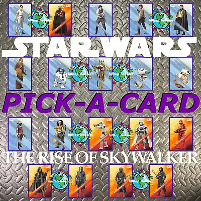 Star Wars Rise Of Skywalker Pick-a-card Purple Illustrated Character Topps 2019 • $11.65