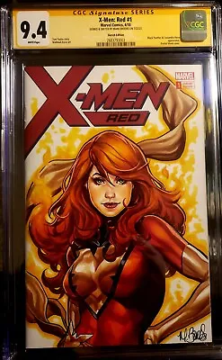 X Men Red 1 CGC SS 9.4 Mark Brooks Original Art Phoenix Sketch Variant Jean Grey • $4100