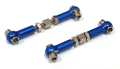 £6.80 • Buy 1/10 Scale RC Alloy Link Linkage Pulling Arm Track Rods 2 Navy Blue 40mm 45mm 