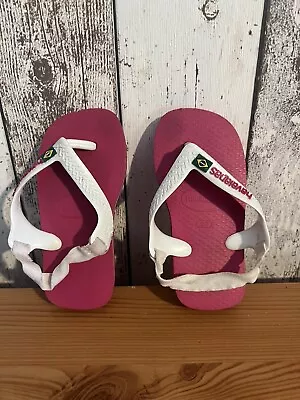 Havaianas Flip Flops Infant Baby Size 22 Euro 24 UK Size 5 • £3