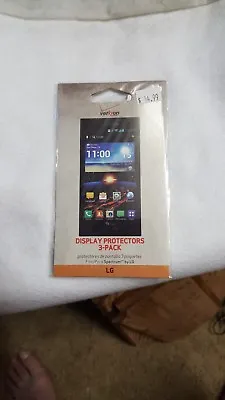 New OEM Verizon 3 Pack Screen Protector For LG Spectrum 2 • $2