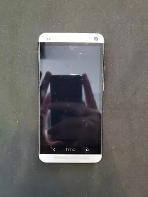 HTC One M7 - 32GB - Silver (Verizon) Smartphone (U37) • $34.99