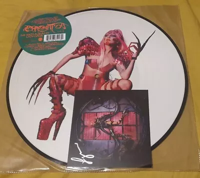 Lady GAGA  Chromatica  - Signed Art Card - Picture Disc Limited Vinyl • £74.99