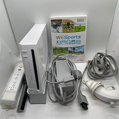 Nintendo Wii Console Boxed Bundle - Wii Sports Motion Plus Controller & Nunchuck • $101.69