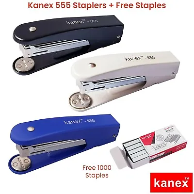 Heavy Duty 555 Stapler For School Office Use - 30 Sheets Stapling + 1000 Staples • £5.99