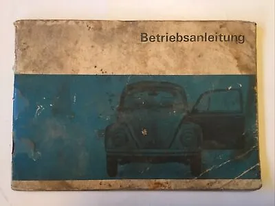 Betriebsanleitung VW 1500 1300 1200 Manual German 1968 • $20