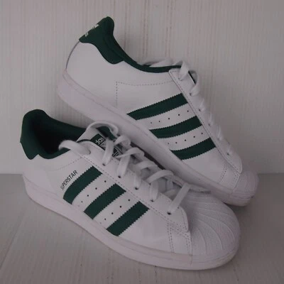 $45 • Buy Adidas Originals Superstar Shell Toe Men's/ Unisex White Green Sneakers US6.5